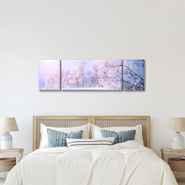 Obraz - Mroźna zima (170x50 cm)