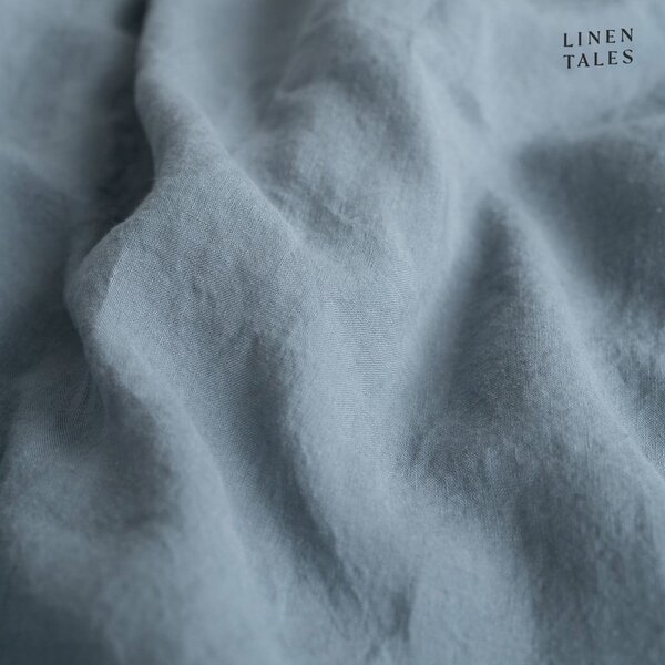Lniana poszewka na poduszkę 40x40 cm Blue Fog – Linen Tales