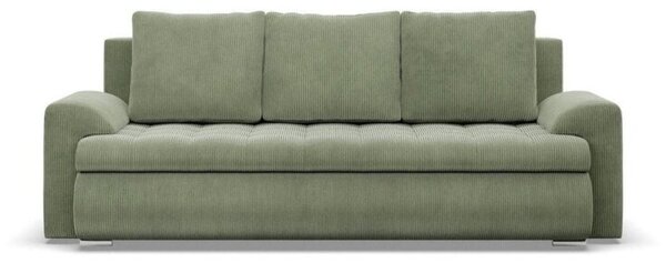 Kanapa rozkÅadana, Bosco, sztruks, 222x96x92 cm, oliwkowy | TYLETEGOTU
