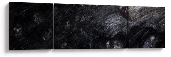 Obraz - Smutek i wyrzeczenie (170x50 cm)