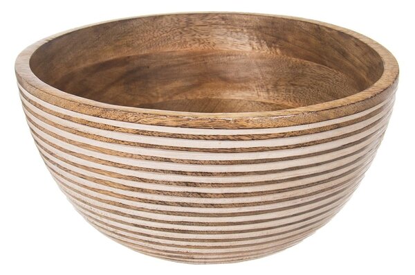 Drewniana misa w naturalnym kolorze ø 24 cm Mango – Orion