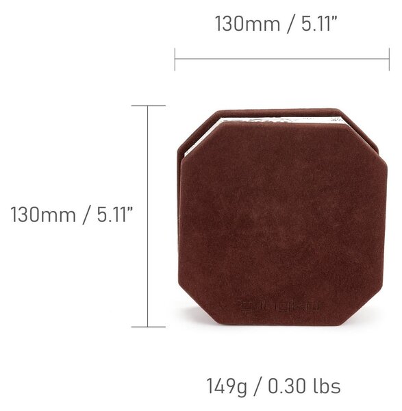 Ciemnobrązowa dekoracja świetlna na USB Velvet Accordion – Gingko