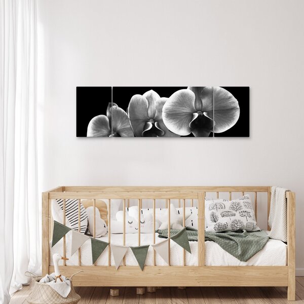 Obraz kwiatu orchidei (170x50 cm)