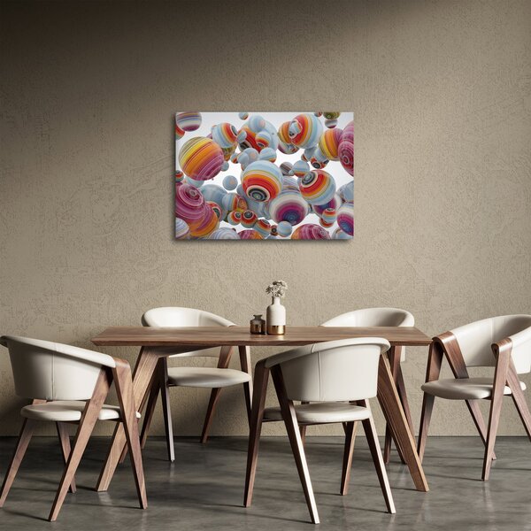 Obraz malowanych kulek (70x50 cm)