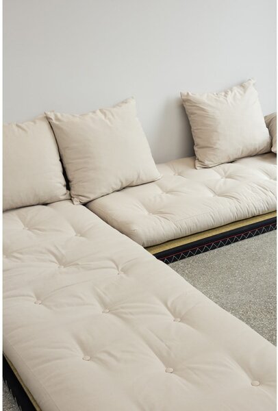 Sofa rozkładana z lnianym obiciem Karup Design Chico Linen