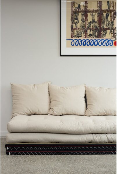 Sofa rozkładana z lnianym obiciem Karup Design Chico Linen