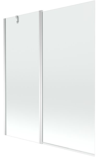 Mexen Flip parawan nawannowy 2-skrzydłowy 140 x 150 cm, transparent, chrom - 894-140-101-01-00