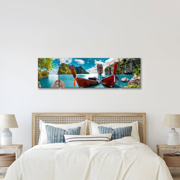 Obraz- Raj na ziemi (170x50 cm)