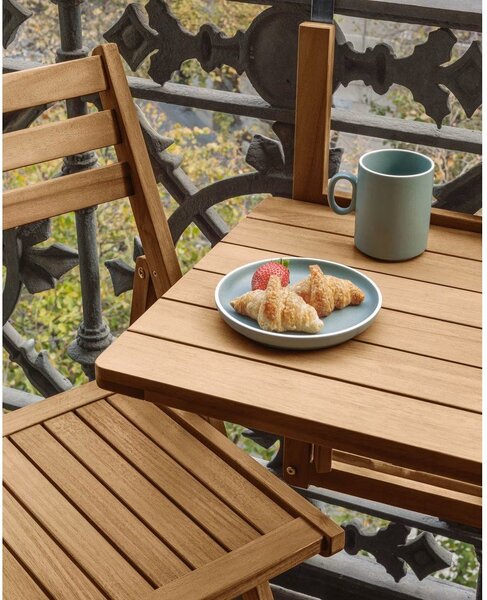 Wiszący stolik balkonowy z litego drewna 40x42 cm Amarilis – Kave Home