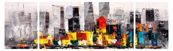 Obraz - Obraz przedstawiający duże miasto (170x50 cm)