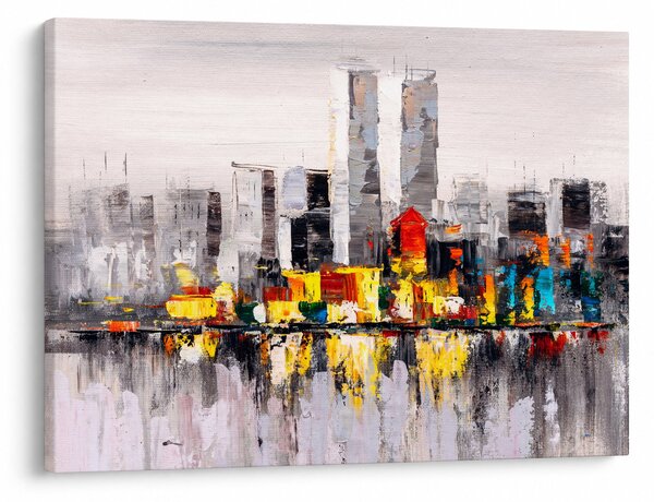 Obraz - Obraz przedstawiający duże miasto (70x50 cm)