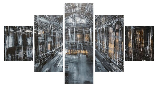 Obraz wnętrza starego budynku (125x70 cm)
