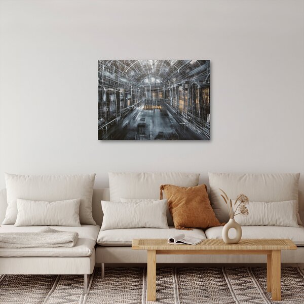 Obraz wnętrza starego budynku (70x50 cm)