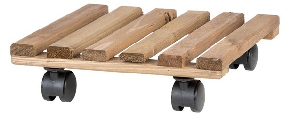 Drewniany kwietnik na kółkach (wysokość 8 cm) Indoor & Outdoor – Esschert Design