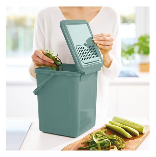 Zielony pojemnik na odpadki organiczne 8 l – Rotho