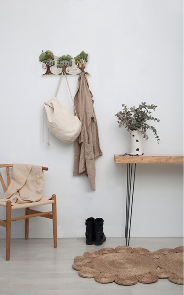 Zielony dziecięcy wieszak ścienny Tree House – Little Nice Things