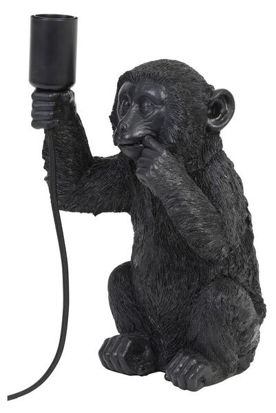 Czarna lampa stołowa (wysokość 34 cm) Monkey – Light & Living