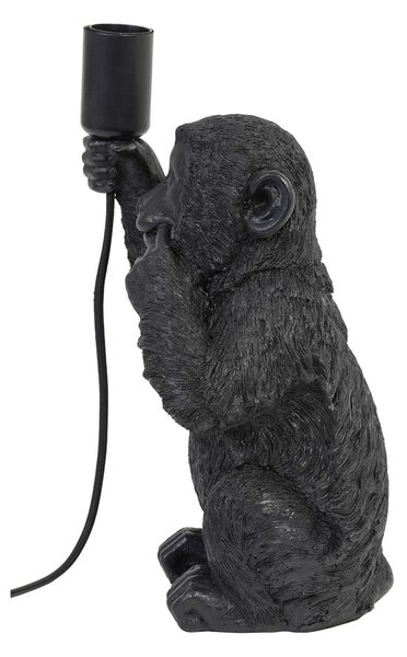 Czarna lampa stołowa (wysokość 34 cm) Monkey – Light & Living