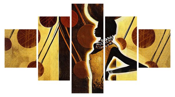 Obraz artystycznego malarstwa starożytnego (125x70 cm)
