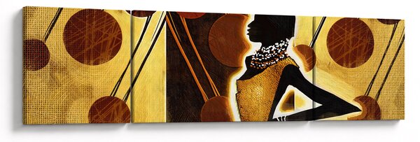 Obraz artystycznego malarstwa starożytnego (170x50 cm)