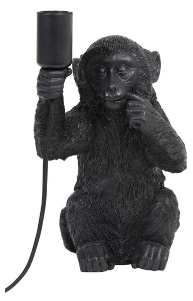 Czarna lampa stołowa (wysokość 34 cm) Monkey – Light & Living