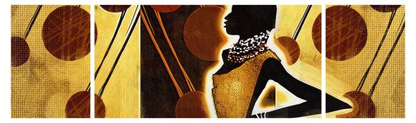 Obraz artystycznego malarstwa starożytnego (170x50 cm)
