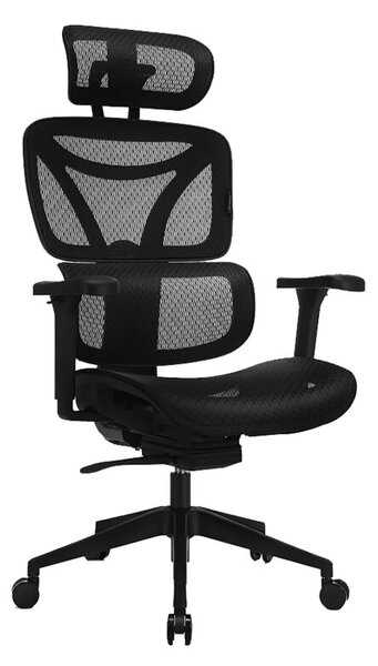 Fotel LVN System Control Series LV0654 Czarny