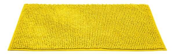 Żółty tekstylny dywanik łazienkowy 50x80 cm Chenille – Allstar