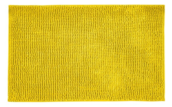Żółty tekstylny dywanik łazienkowy 50x80 cm Chenille – Allstar