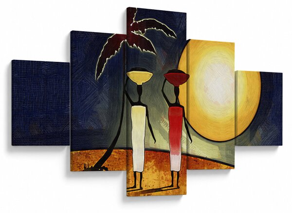 Obraz starożytnego obrazu (125x70 cm)