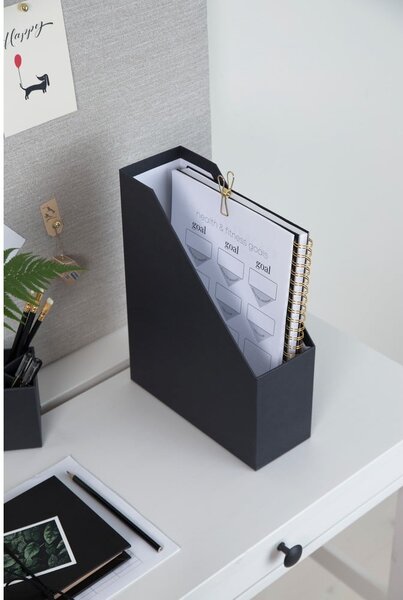 Ciemnoszary organizer na dokumenty Bigso Box of Sweden Viktoria