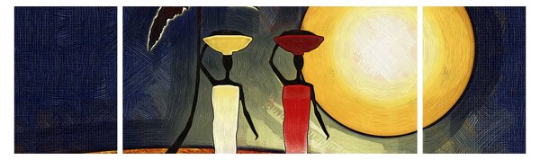 Obraz starożytnego obrazu (170x50 cm)