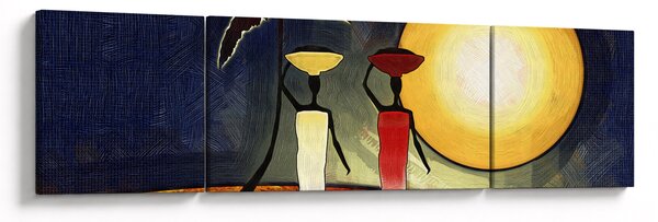 Obraz starożytnego obrazu (170x50 cm)