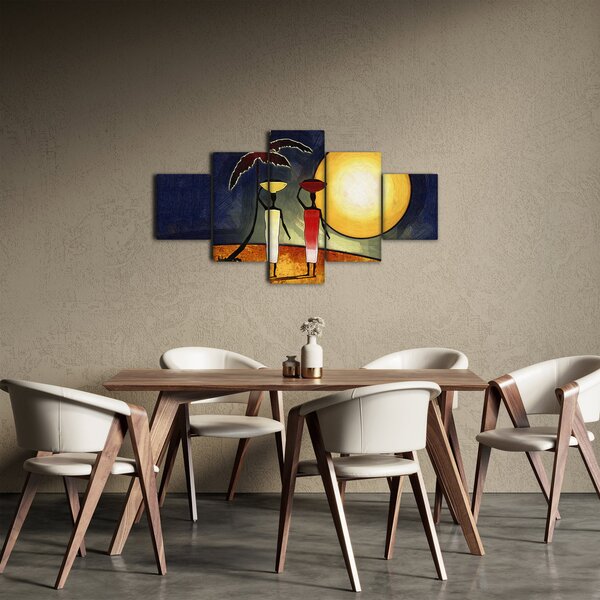 Obraz starożytnego obrazu (125x70 cm)