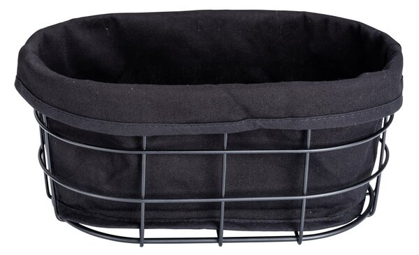 Czarny koszyk na pieczywo Wenko Black Outdoor Kitchen Bela