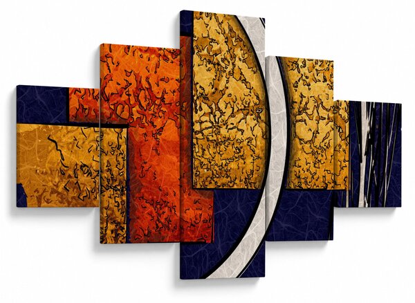 Obraz abstrakcji (125x70 cm)