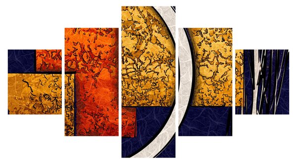 Obraz abstrakcji (125x70 cm)