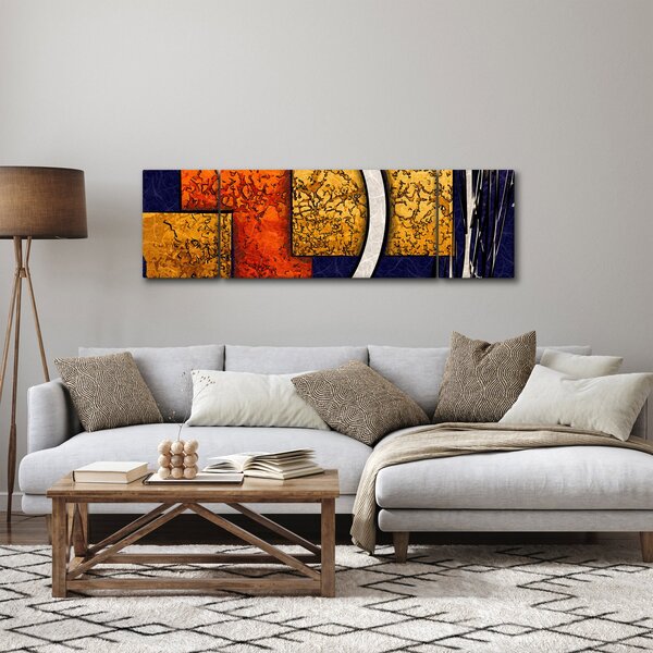 Obraz abstrakcji (170x50 cm)