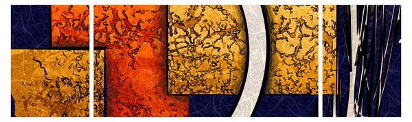 Obraz abstrakcji (170x50 cm)