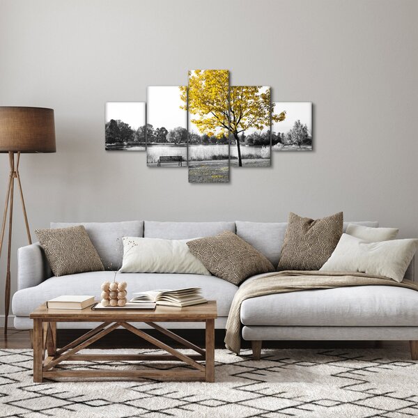 Obraz - Odpoczynek w parku (125x70 cm)