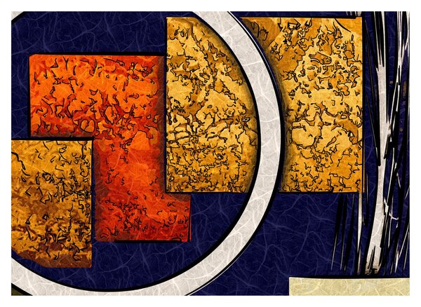 Obraz abstrakcji (70x50 cm)