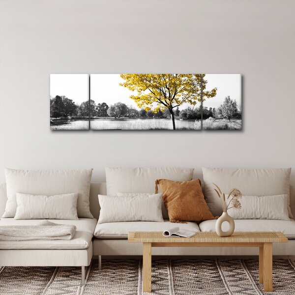 Obraz - Odpoczynek w parku (170x50 cm)