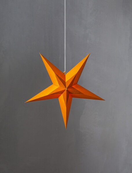 Pomarańczowa dekoracja świąteczna Star Trading Diva, ø 60 cm