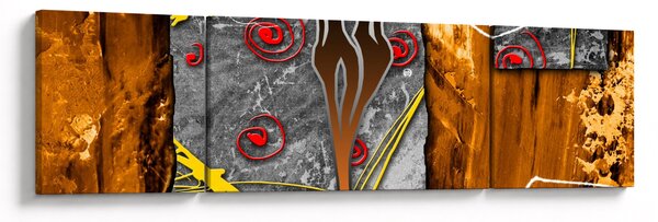 Obraz starożytnego obrazu (170x50 cm)