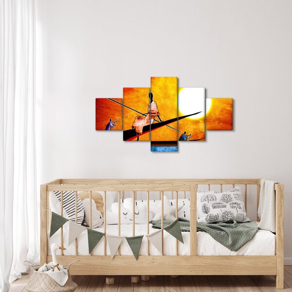 Obraz z okresu starożytnego malarstwa (125x70 cm)