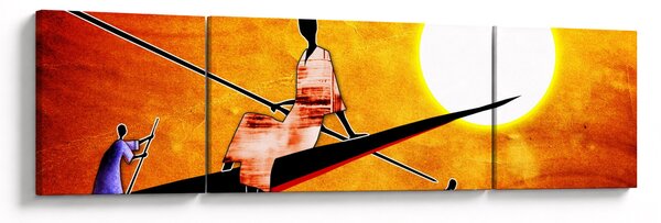 Obraz z okresu starożytnego malarstwa (170x50 cm)