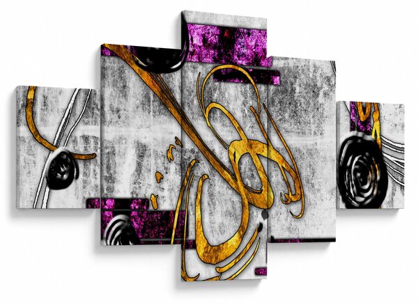 Obraz abstrakcji (125x70 cm)