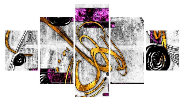 Obraz abstrakcji (125x70 cm)