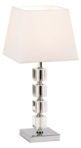 Lampa stołowa Murford - Endon Lighting - biała, chrom
