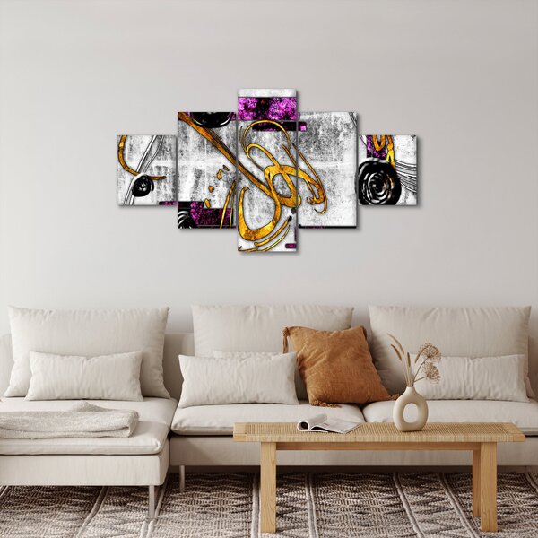 Obraz abstrakcji (125x70 cm)